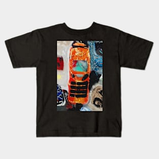 Recycled Mobile Phone cases - ORANGE Kids T-Shirt